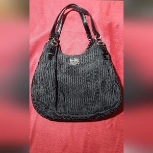 Coach Black Textured Women's Bag